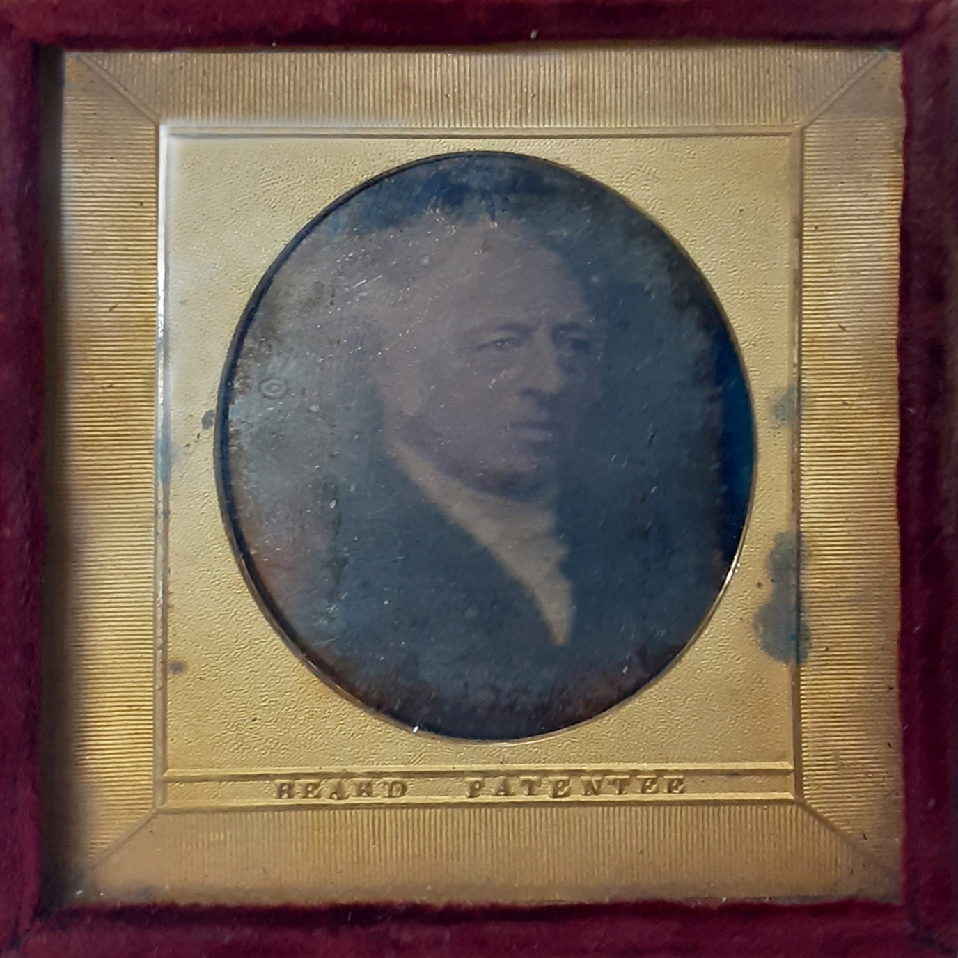 One of the original daguerreotypes discovered in the archive