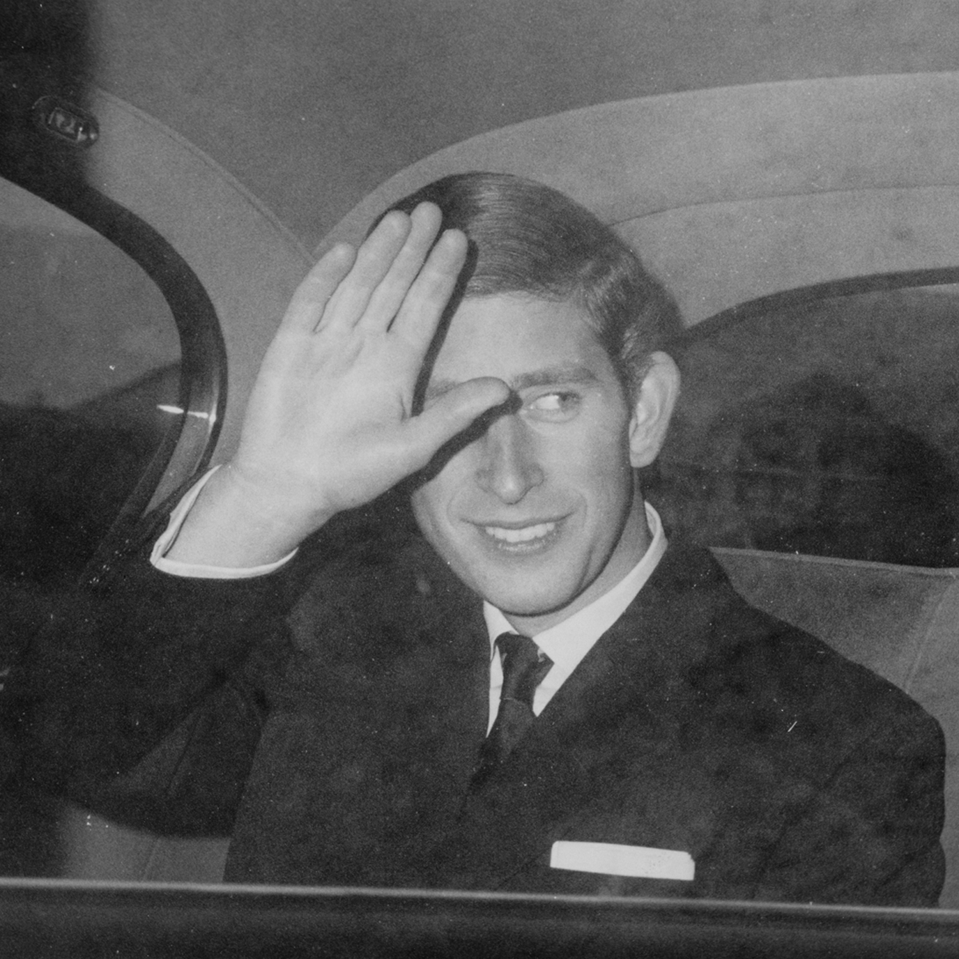 Photographed 20 minutes after his Passing Out parade in Dartmouth, 1971