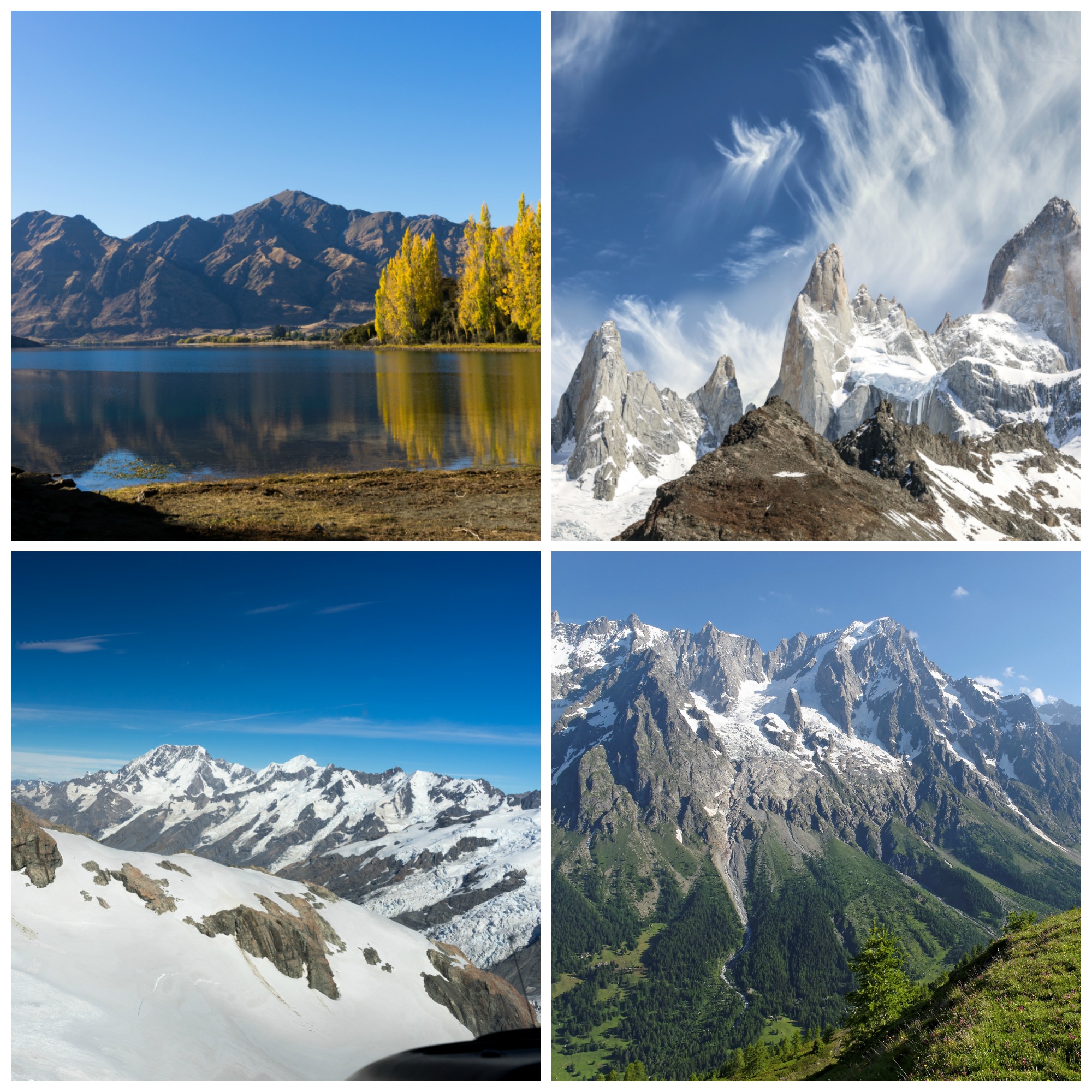 Mountains from around the world