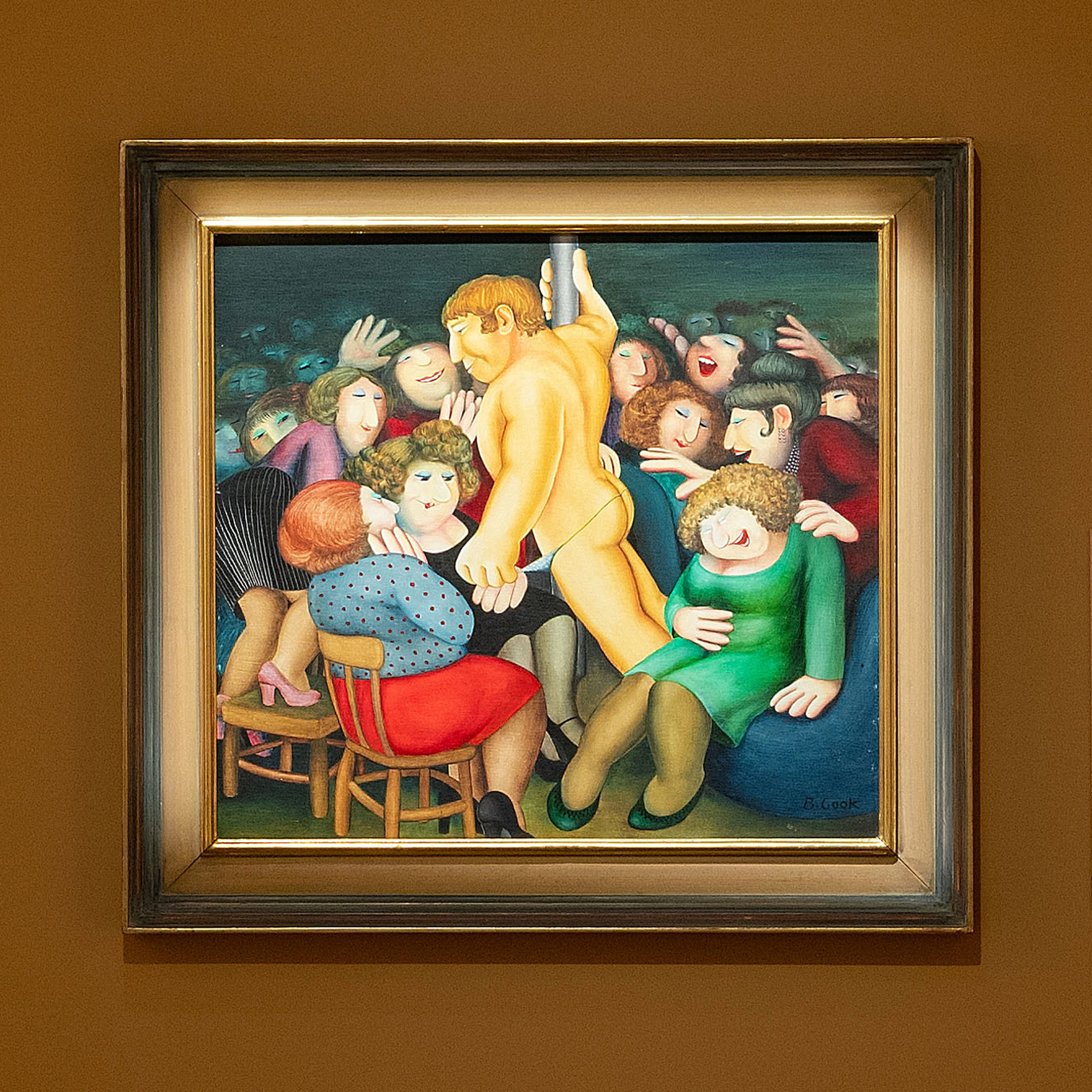 Beryl Cook, Ladies Night (Ivor Dickie), 1981. Courtesy of www.ourberylcook.com © John Cook 2025.