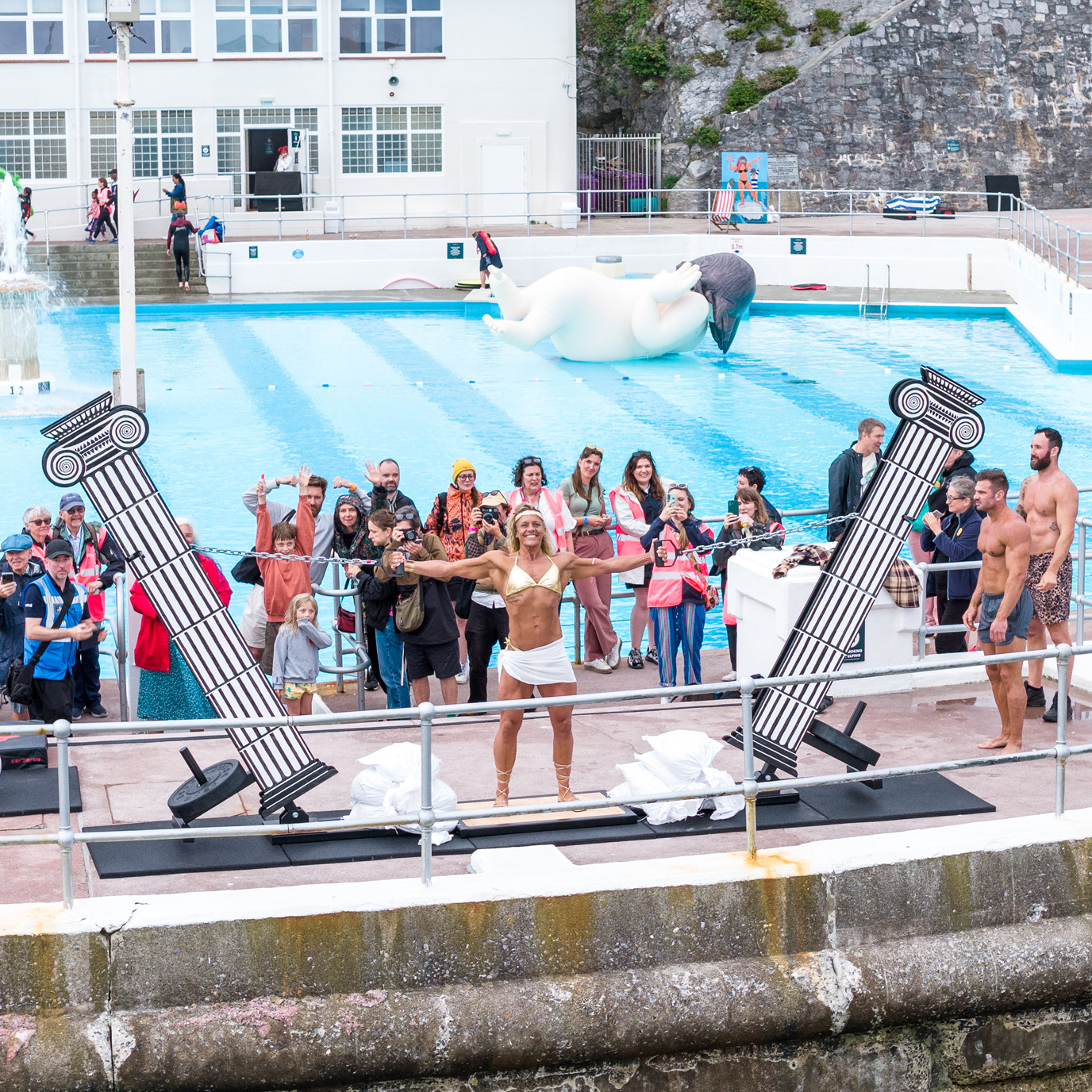 Strong people at Tinside Lido for Hello Sailor, 5 July 2025