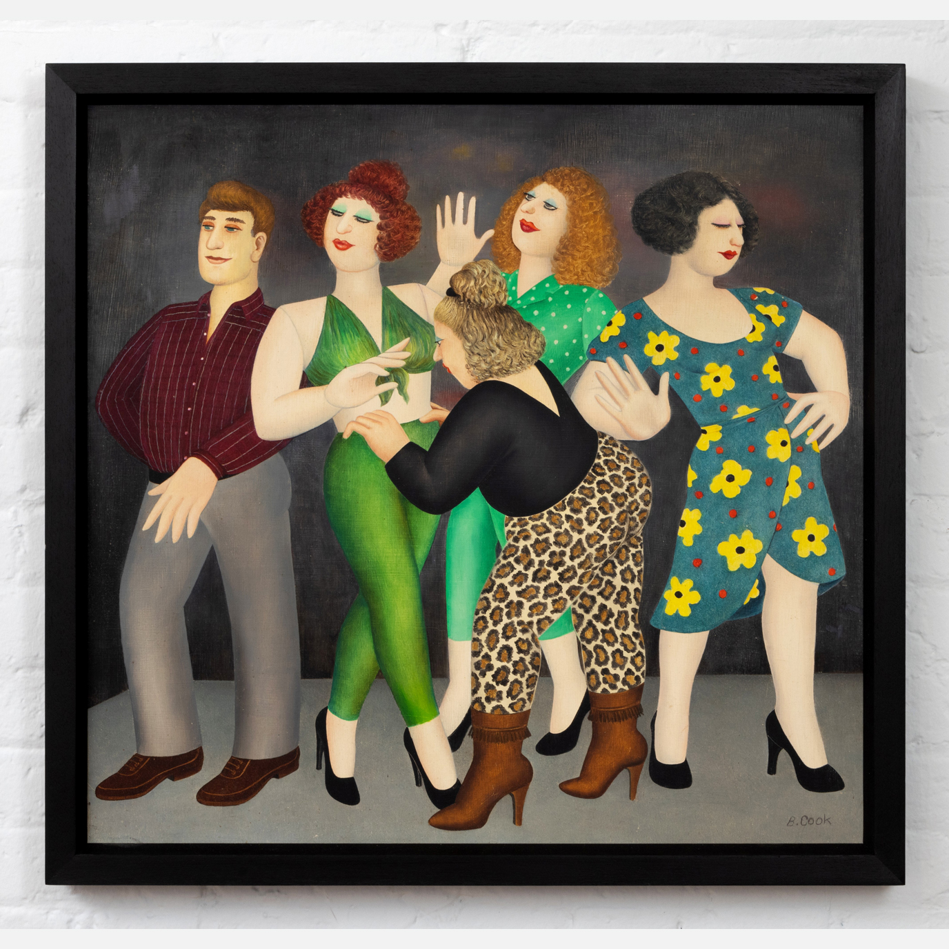 Window Dressers by Beryl Cook.