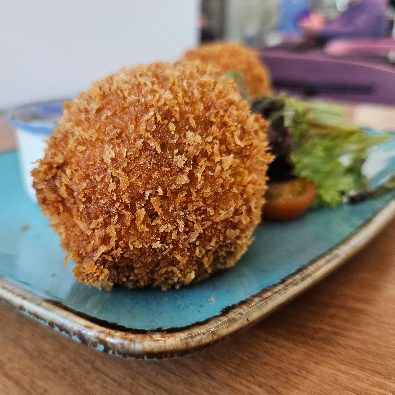 Thai fishcakes served in The Box Kitchen & Bar