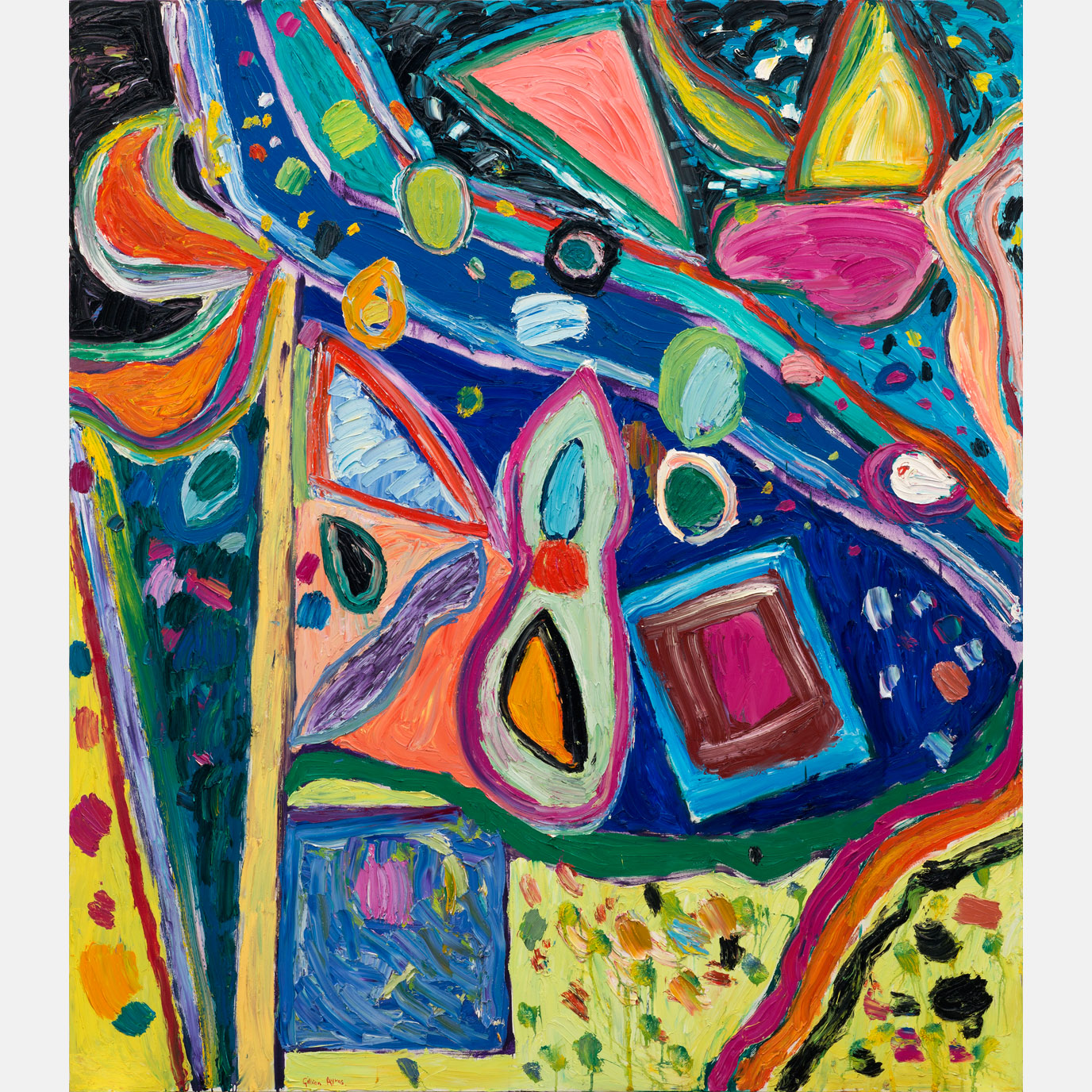 Untitled (Rome Series 1), 1997, Gillian Ayres © Estate of Gillian Ayres RA CBE