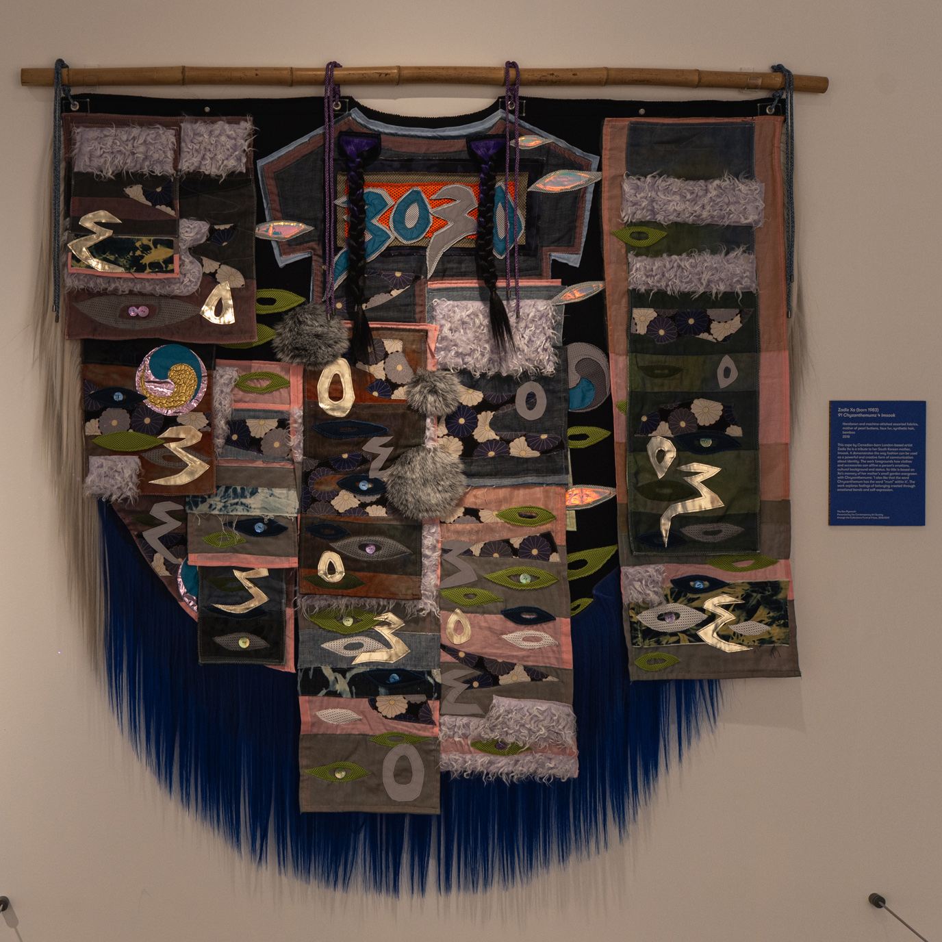 Zadie Xa cape on display at The Box Plymouth